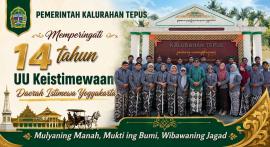 Apel Kerja Pamong Kalurahan Tepus Berbusana Jawa Gagrak Ngayogyakarta, Memetri Kaistimewan DIY